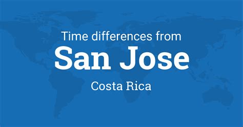 Time Difference Between San José Costa Rica and Manila .